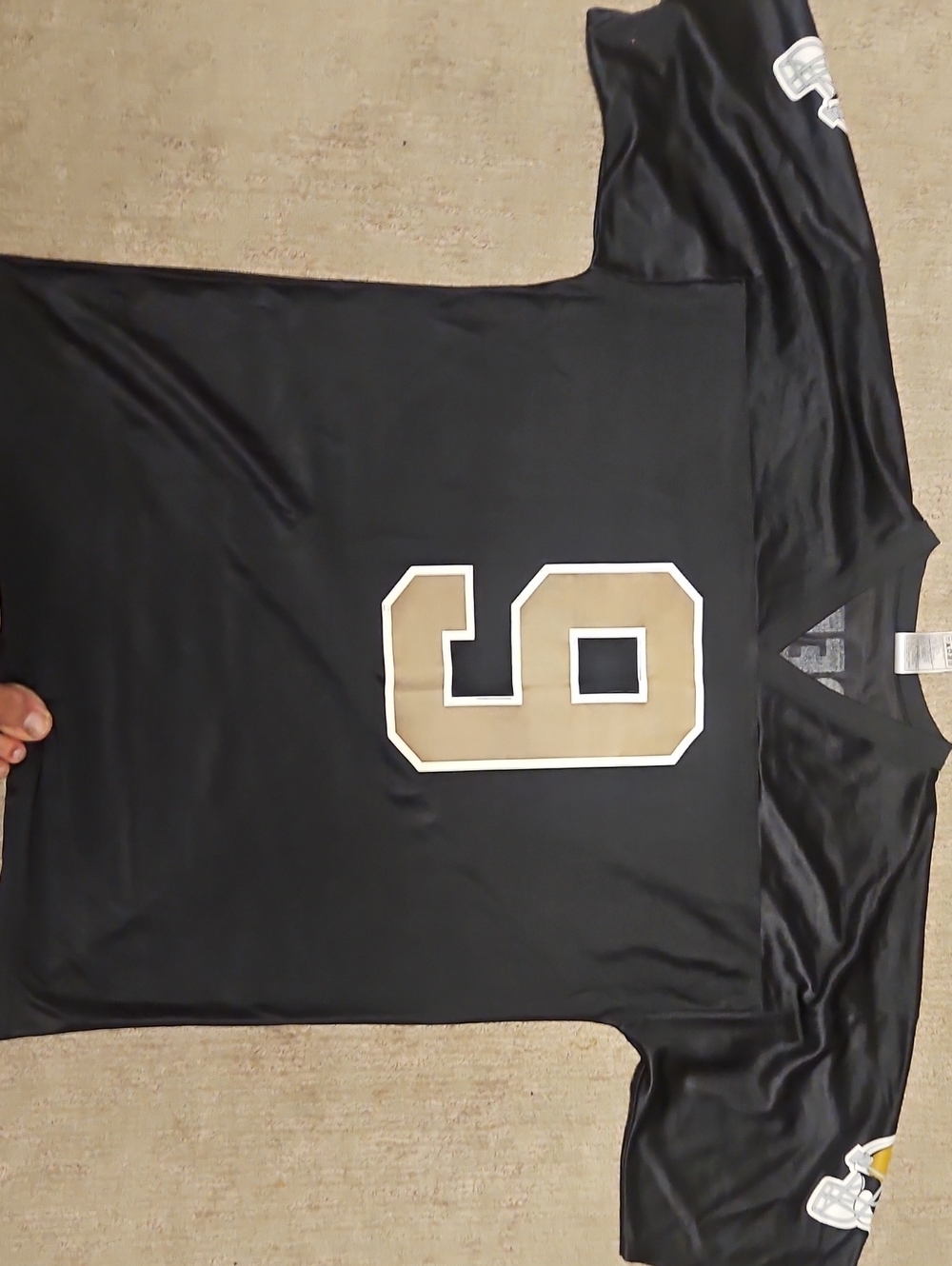 Vintage Drew Brees #9 New Orleans Saints NFL Jersey XL Black Gold Like New!!!!